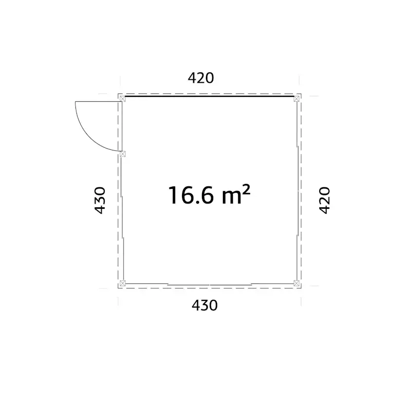 Uterum Palmako Lumi 17,6 m² (inv. 16,6 m²) Slide