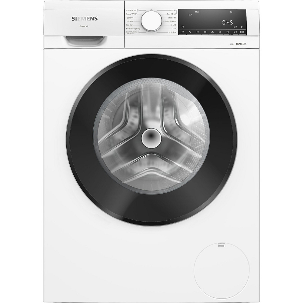 Frontmatad Tvättmaskin Siemens WG54G2ZODN iQ500 10kg Vit