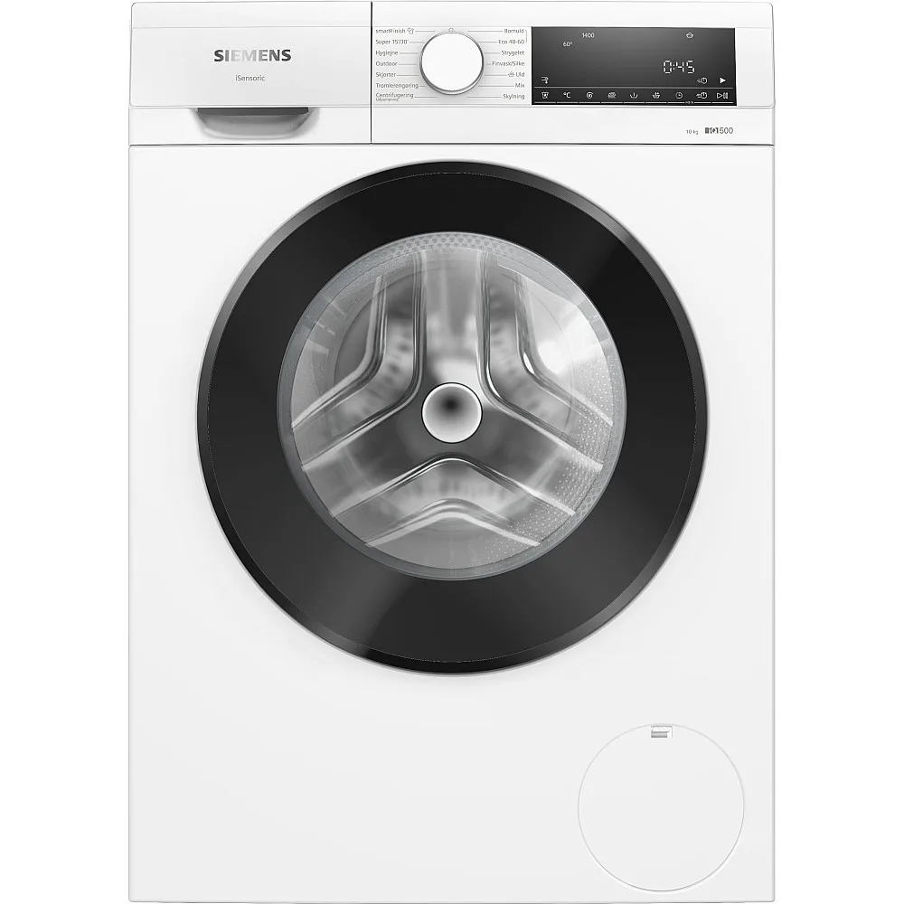 Frontmatad Tvättmaskin Siemens WG54G2ZODN iQ500 10kg Vit
