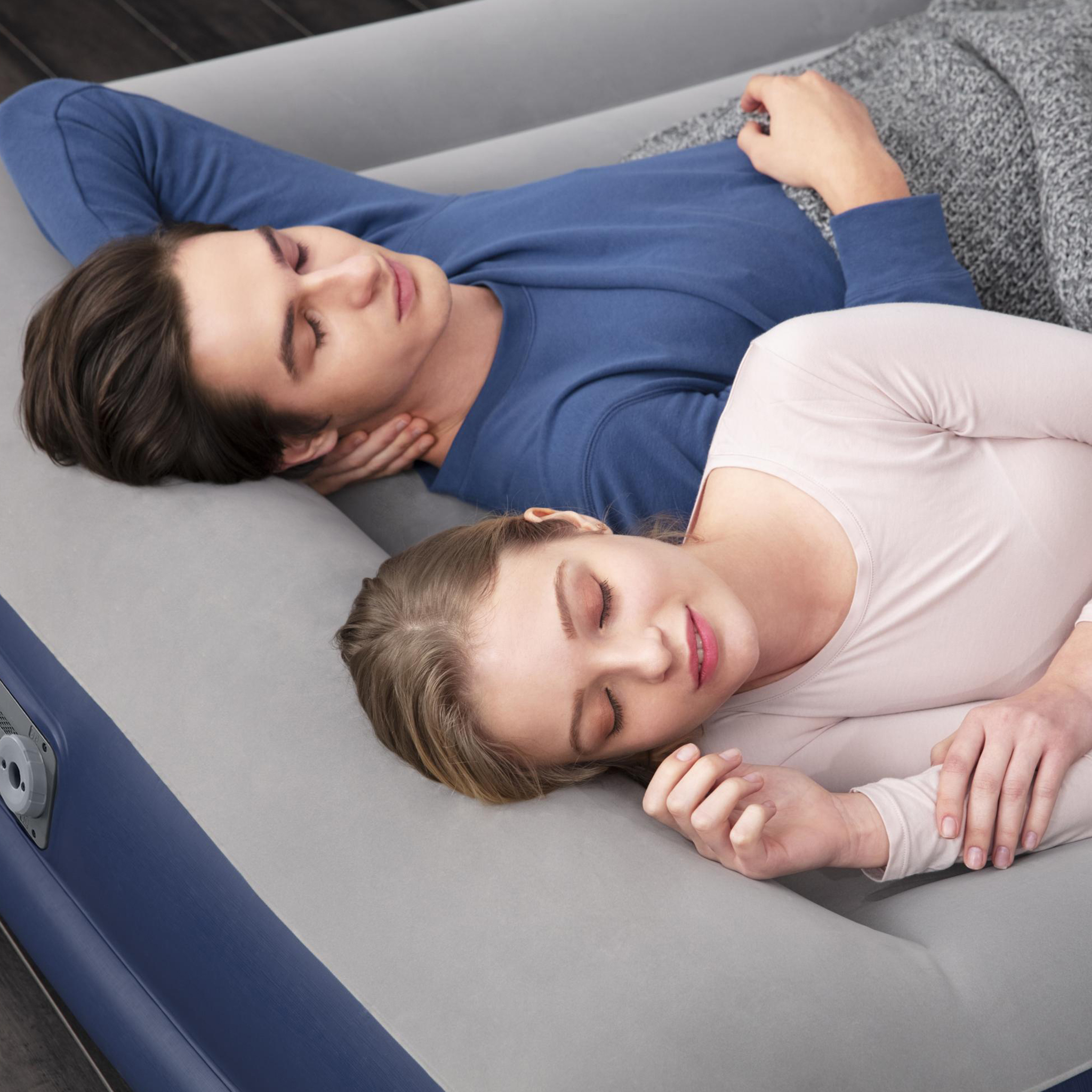 Uppblåsbar madrass Bestway med Inbyggd Pump Tritech Airbed Queen