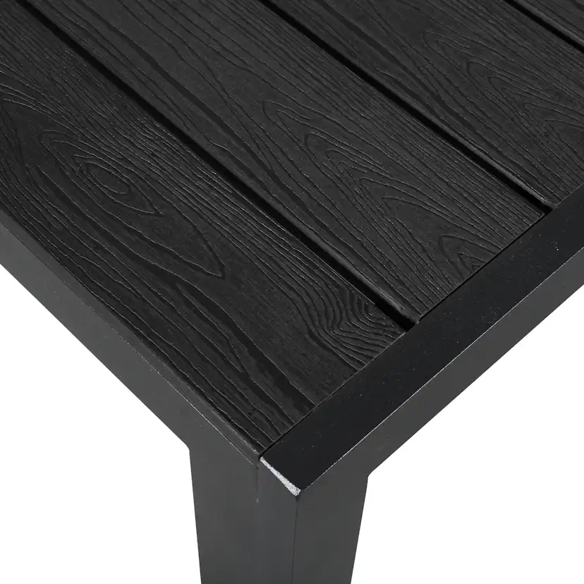 TRÄDGÅRDSBORD 205X90CM Svart