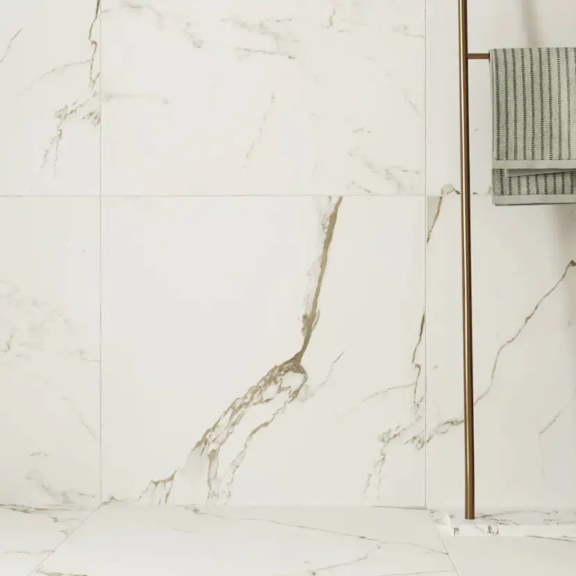 Klinker Carrara Gold Marmor Matt 60x60