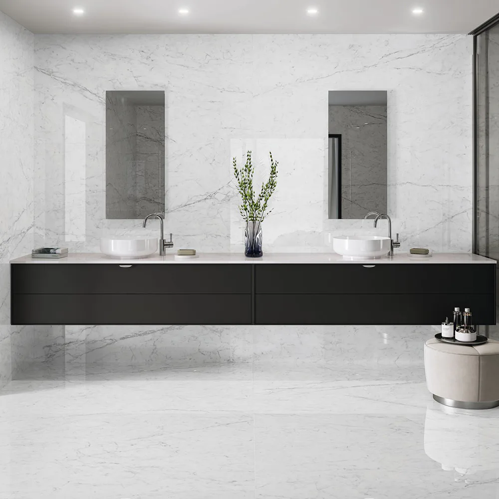 Klinker Lhådös Carrara Marmor Blank 60x120 cm
