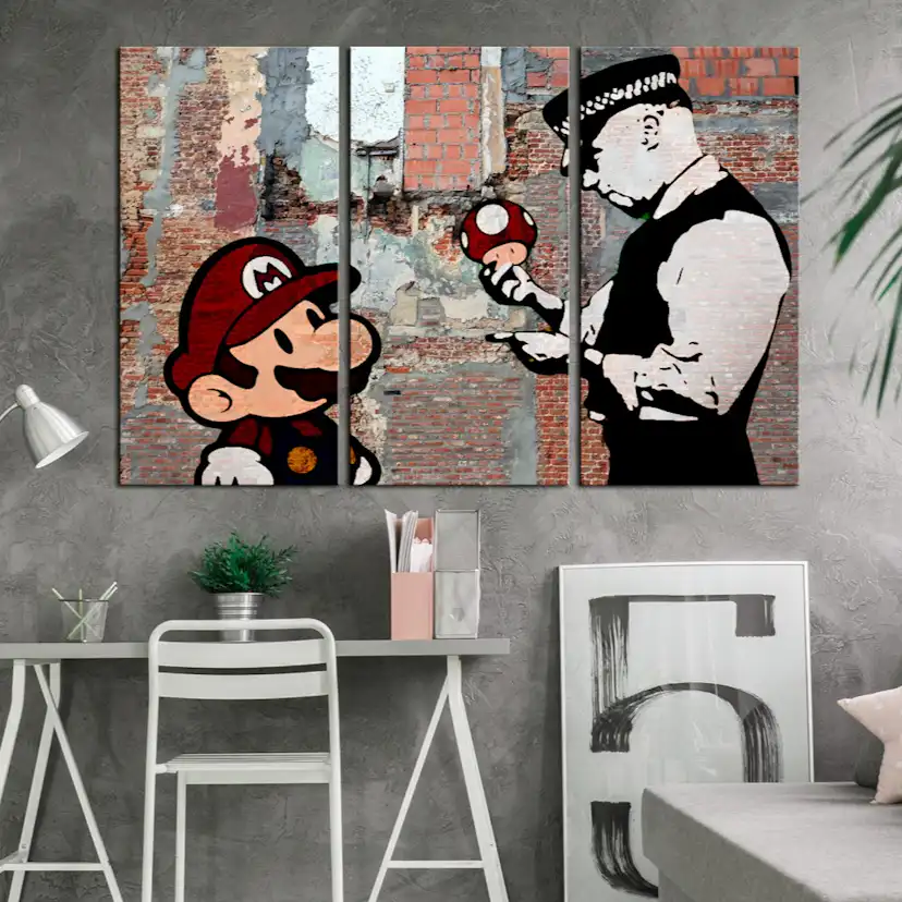 Tavla Arkiio Banksy WarnIng