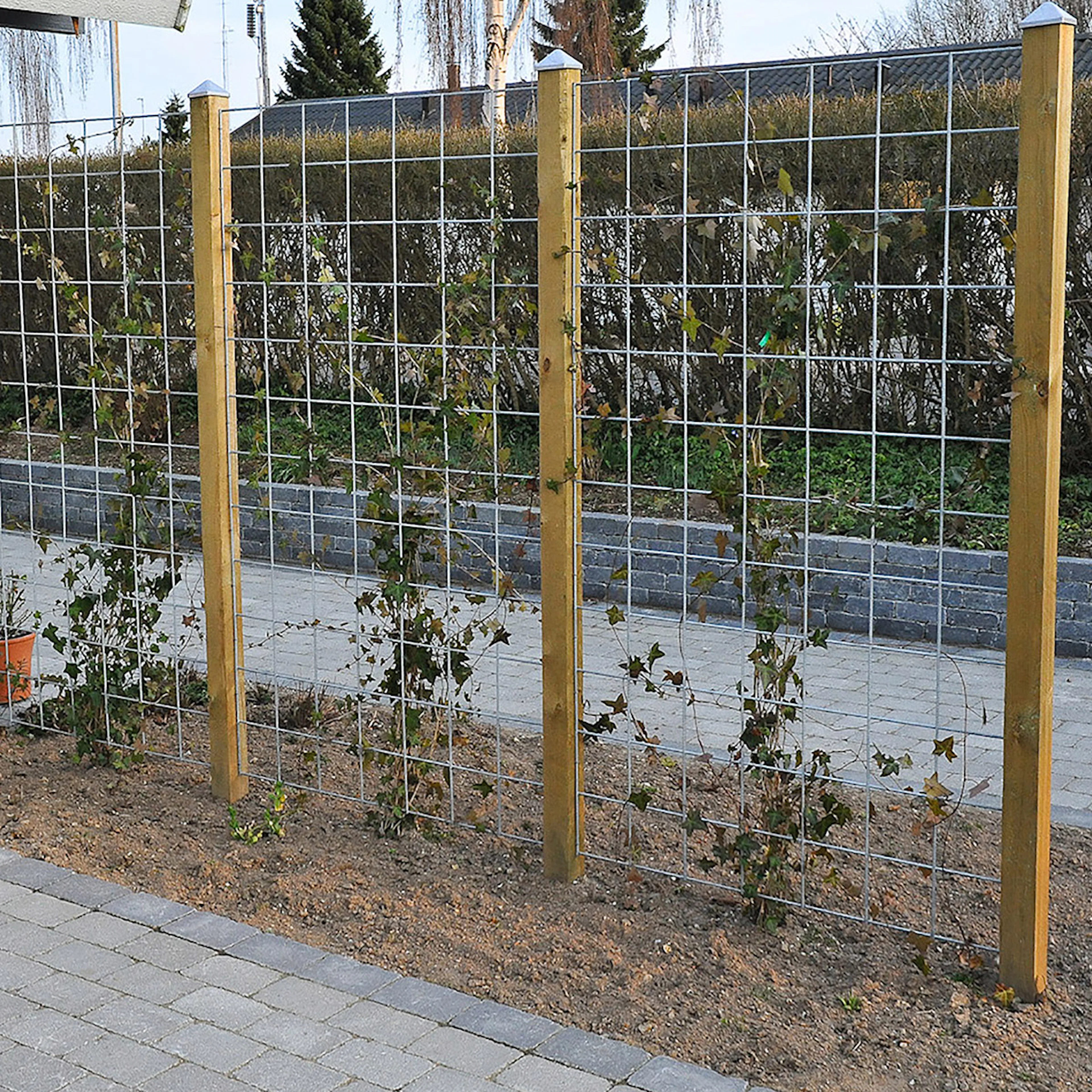 Spalje Hortus 900x1200 mm Galvaniserad 3 paneler