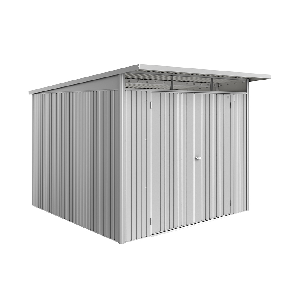 Redskapsbod Biohort Avantgarde Eco A7 Metallic Silver Dubbeldörr