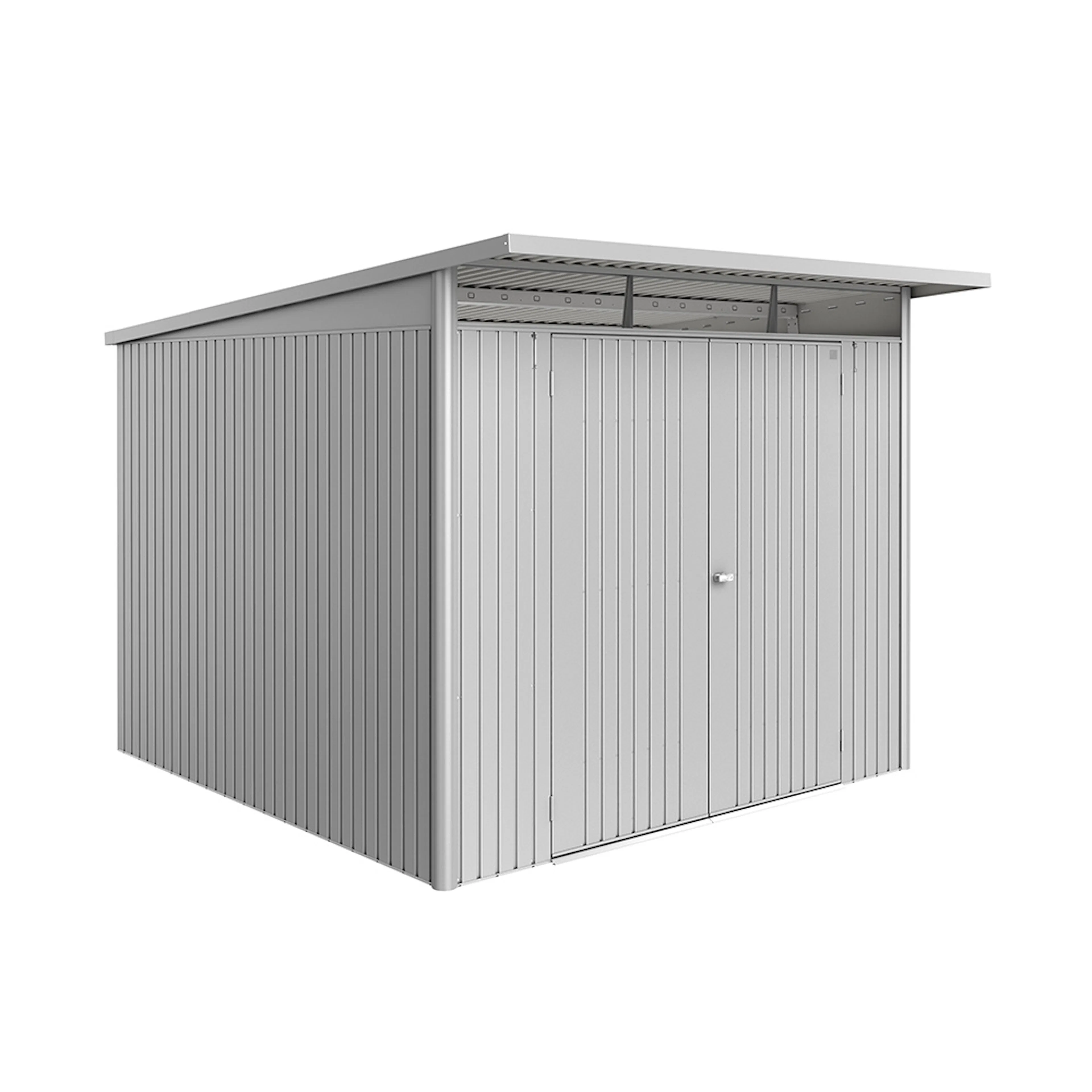 Redskapsbod Biohort Avantgarde Eco A7 Metallic Silver Dubbeldörr