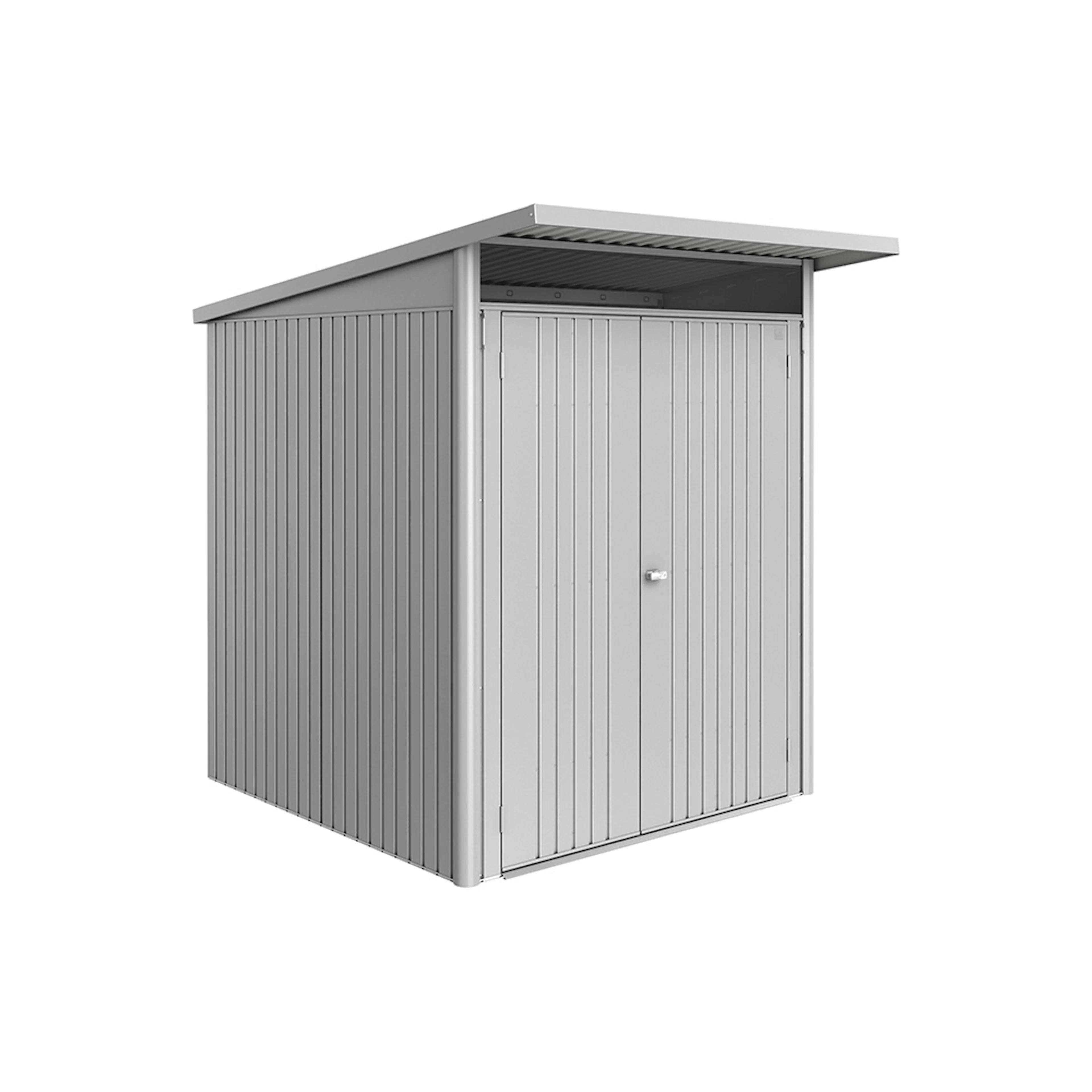 Redskapsbod Biohort Avantgarde Eco A1 Metallic Silver Dubbeldörr