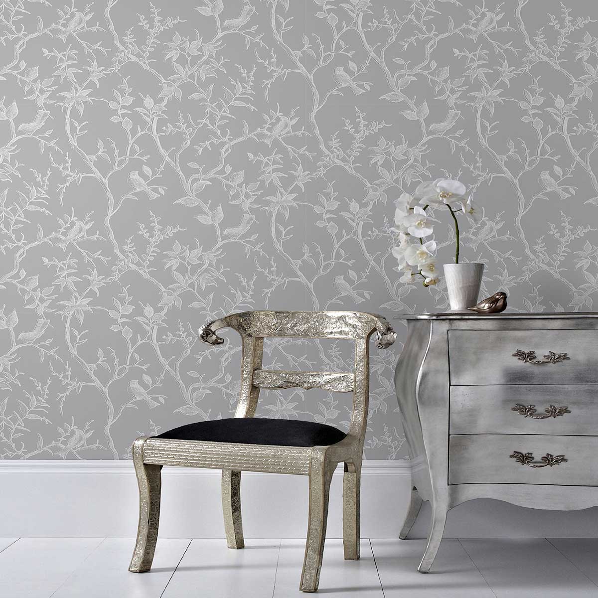 Tapet Superfresco Easy Glitter Fåglar 104126