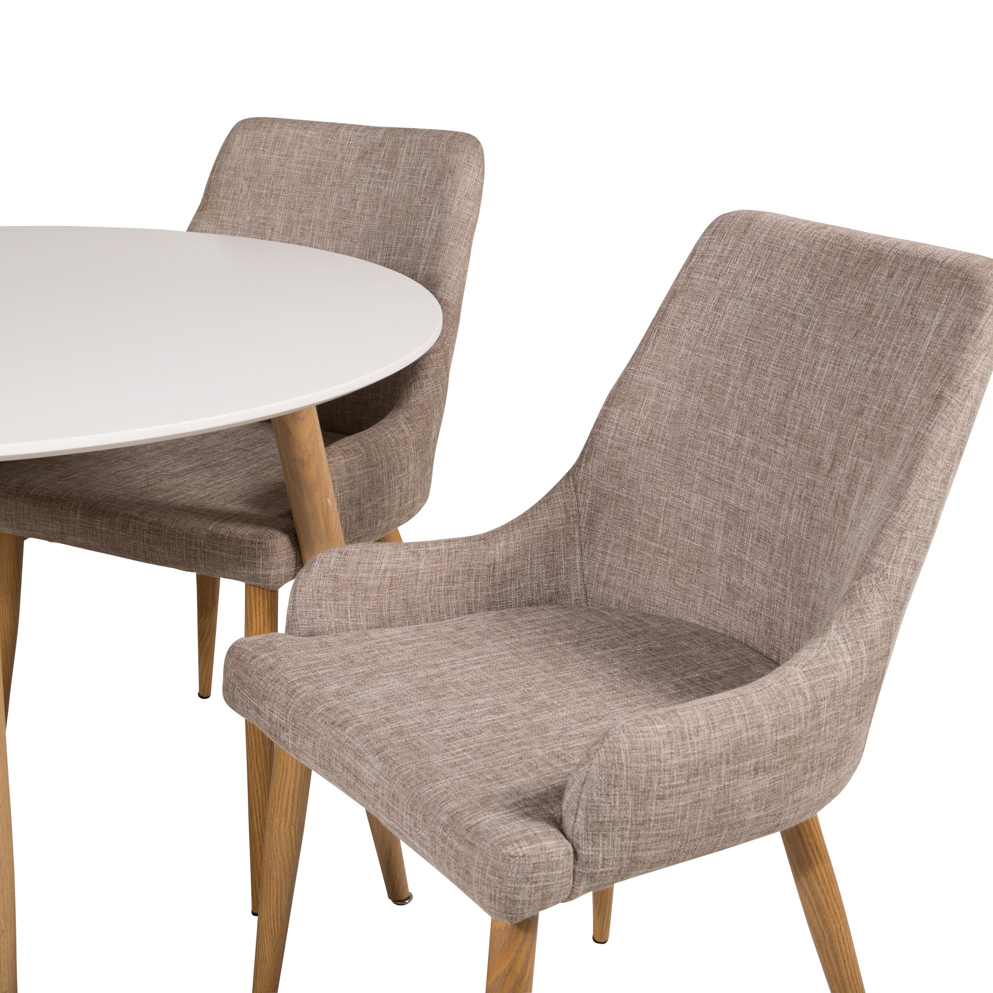 Matgrupp Venture Home Plaza med 4 Plaza Stolar Sammet