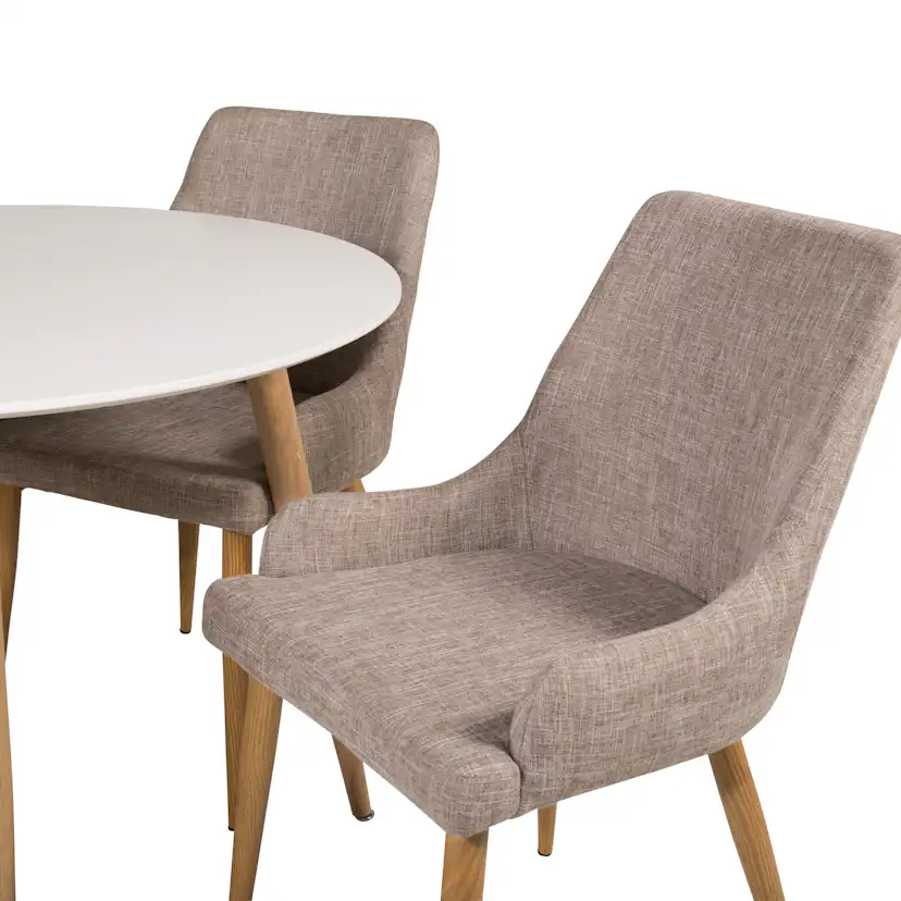 Matgrupp Venture Home Plaza med 4 Plaza Stolar Sammet