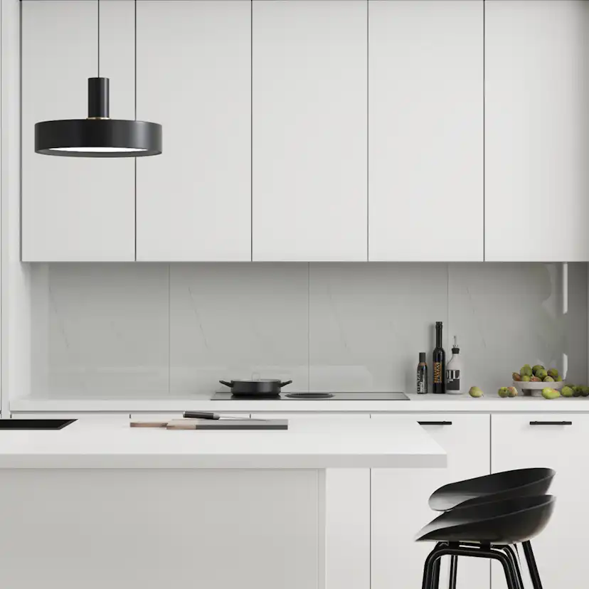Stänkskyddsskiva Fibo 3487-KM10 HG Bright Marble 11x620x580 mm