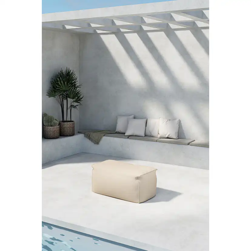 Redang Ottoman Fabric - Beige / 75*40*33 Färg: Beige