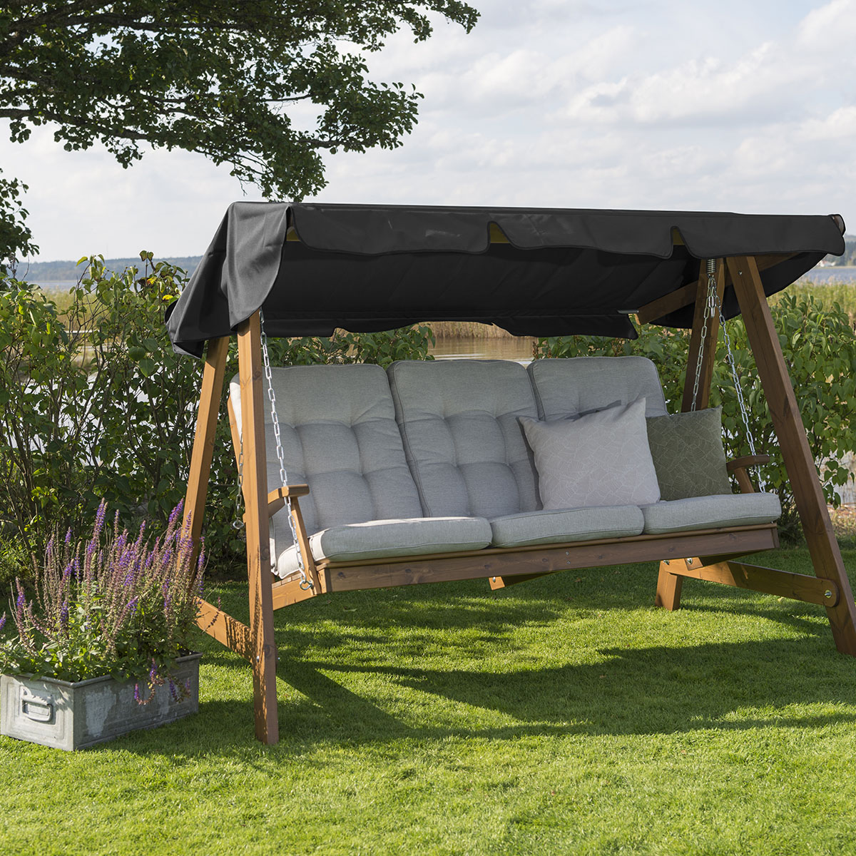 HAMMOCKTAK POLY/PU SVART Svart