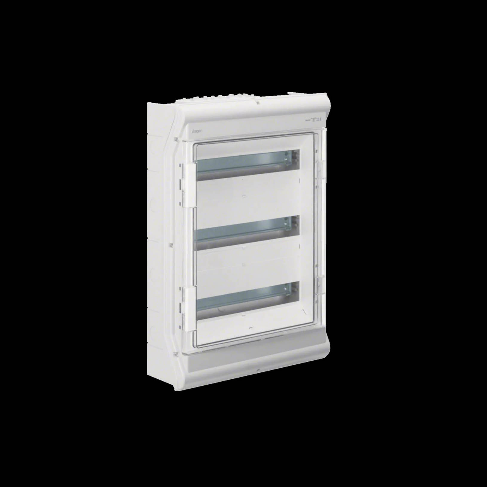 Plastkapsling Hager Vector Utanpåliggande för Inomhusmontering IP65