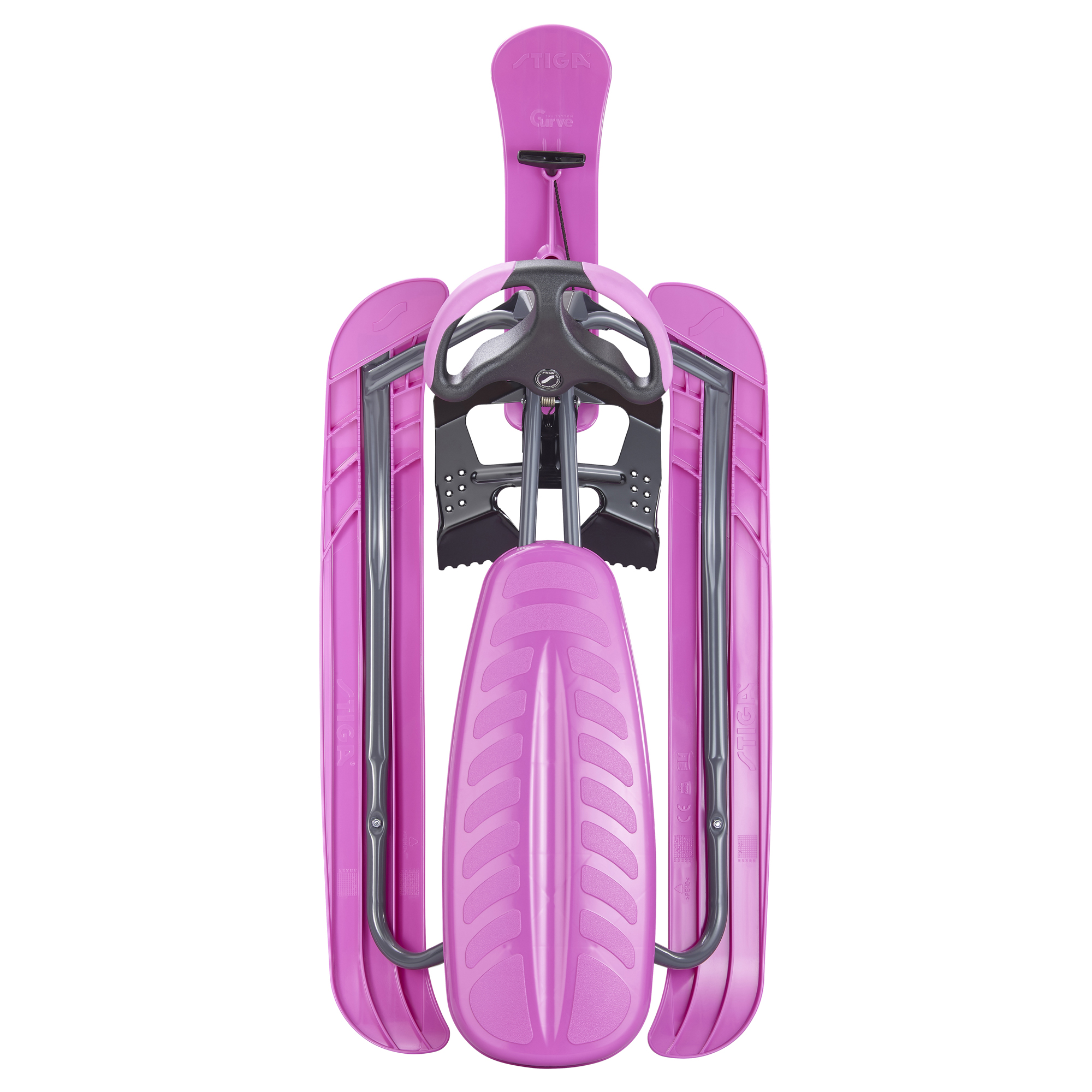 Snowracer STIGA Sports Curve Graphite Grey/Pink