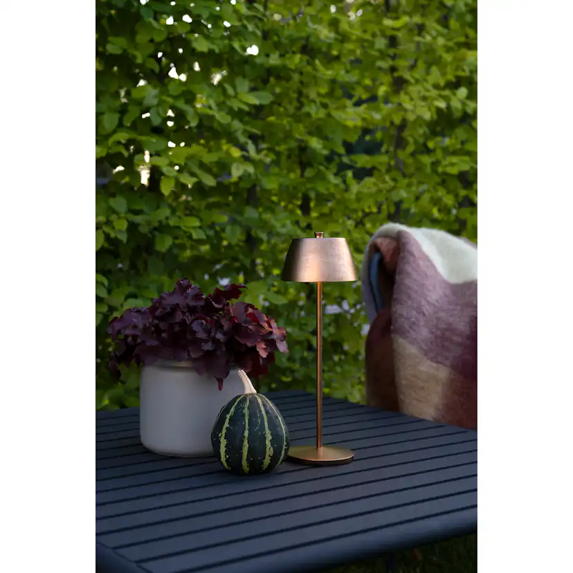 Èze bordslampa Matt Koppar USB Matt Koppar