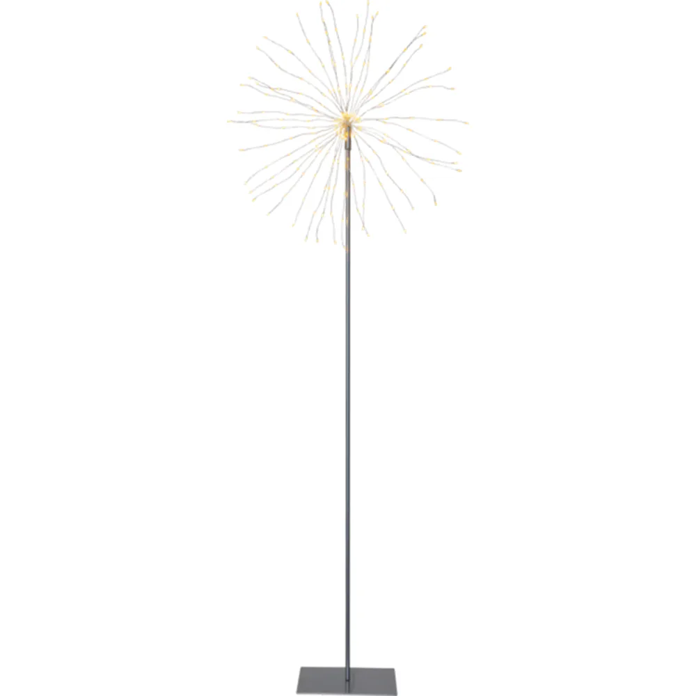 Inomhusdekoration Star Trading Firework Silver 130 cm