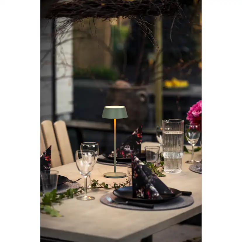 Bordslampa Gnosjö Konstsmide Menton USB Portabel