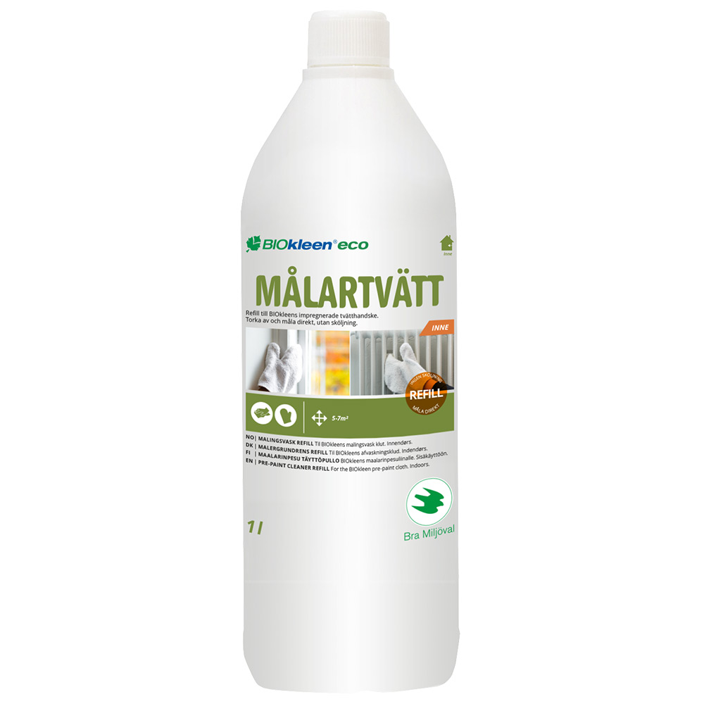 Målartvätt Biokleen ECO Refill Inne 1 L