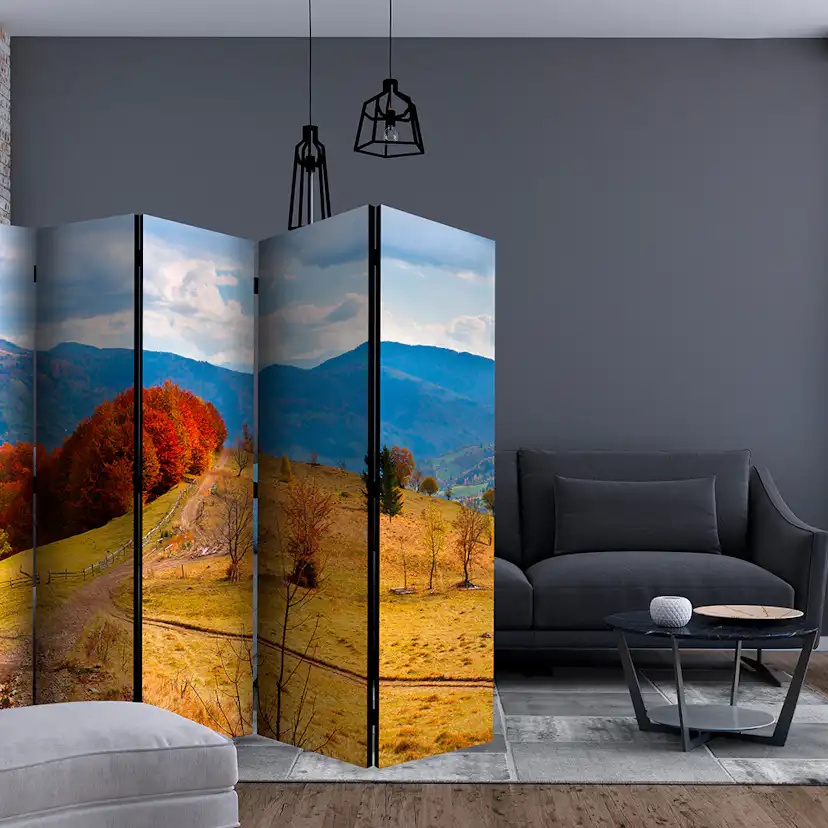 Rumsavdelare Skärmvägg Arkiio Autumn Landscape In The Carpathian Mountains II 225x172 cm