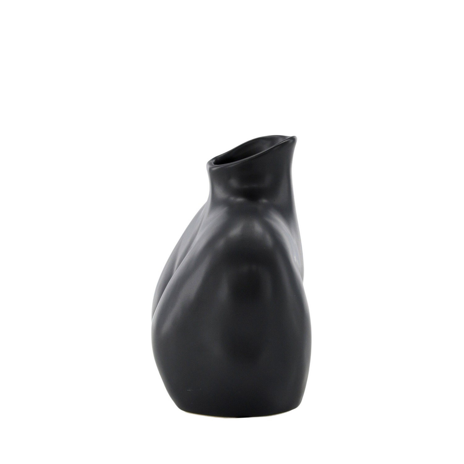 Harvey Vase - Matte Black - 17*10*15Hcm Svart