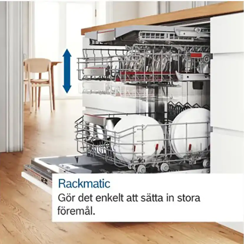 Integrerad Diskmaskin Bosch Serie 4 SMV4HVX00E med ExtraDry och VarioFlex