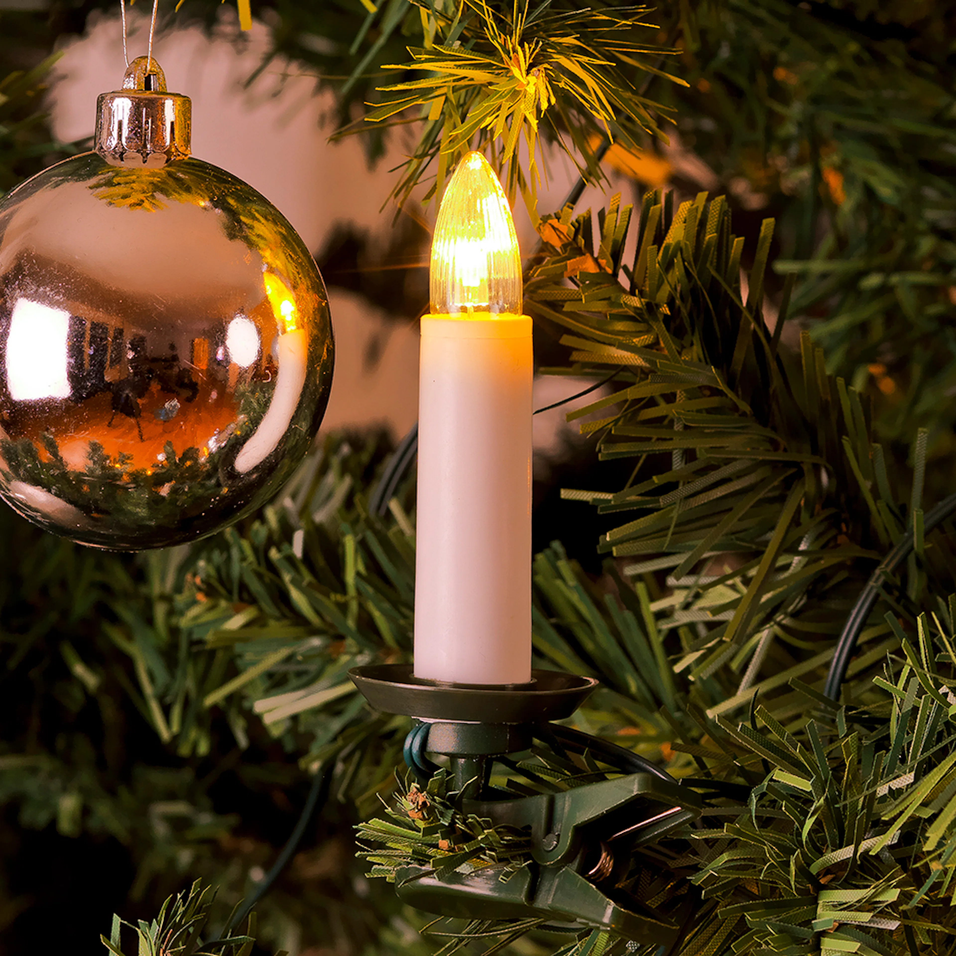 Julgransbelysning 35 varmvita DC LED parallellk 24V/IP20 L: 27,2 m