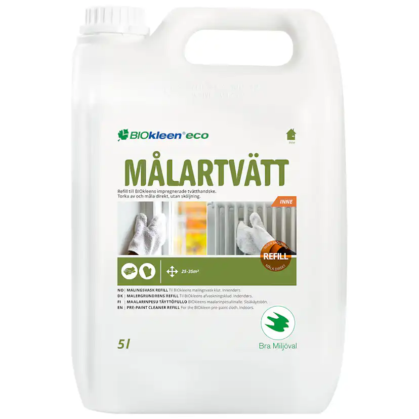 Målartvätt Biokleen ECO Refill Inne 5 L