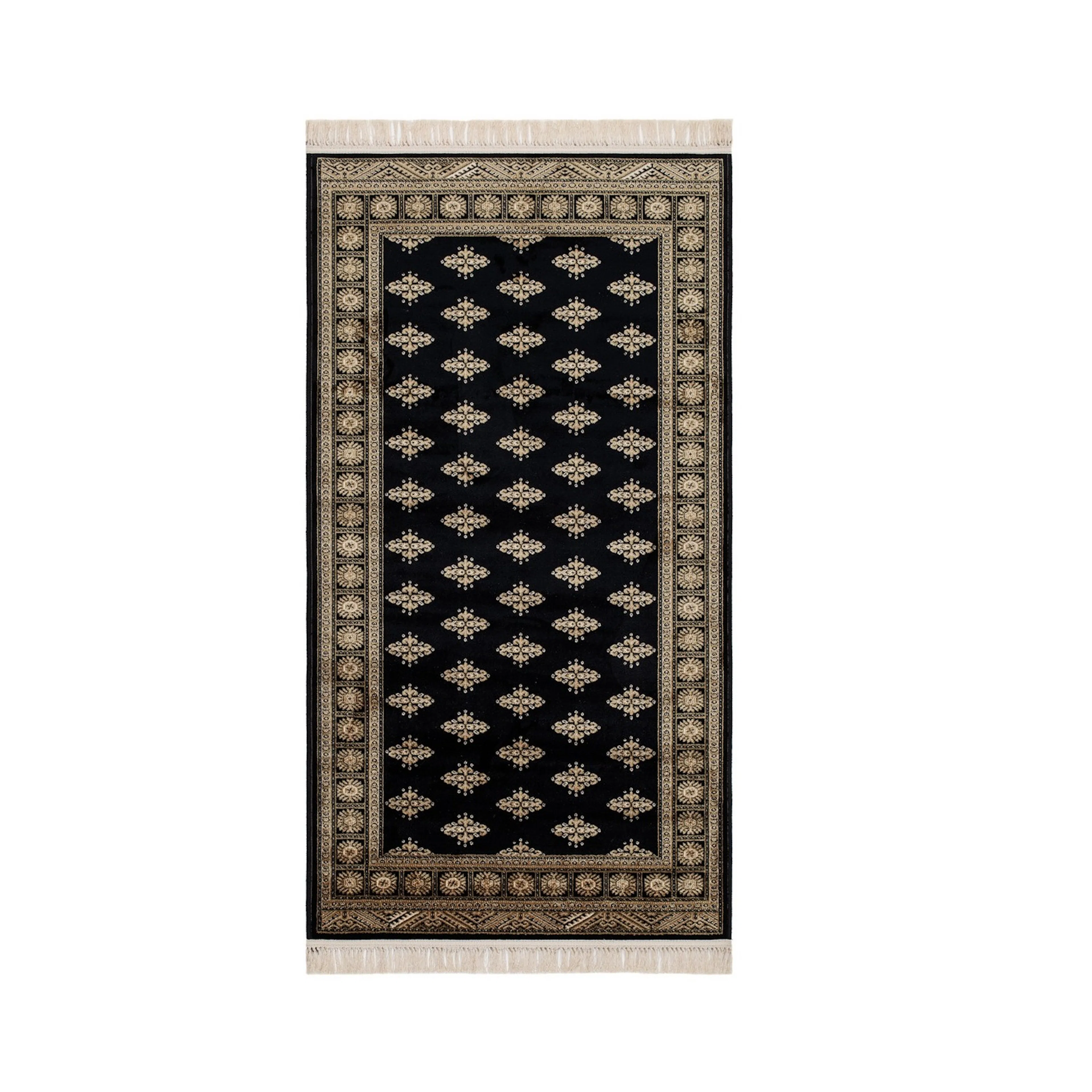 Teheran Lahori Svart 80*350 Svart, 80x350 cm