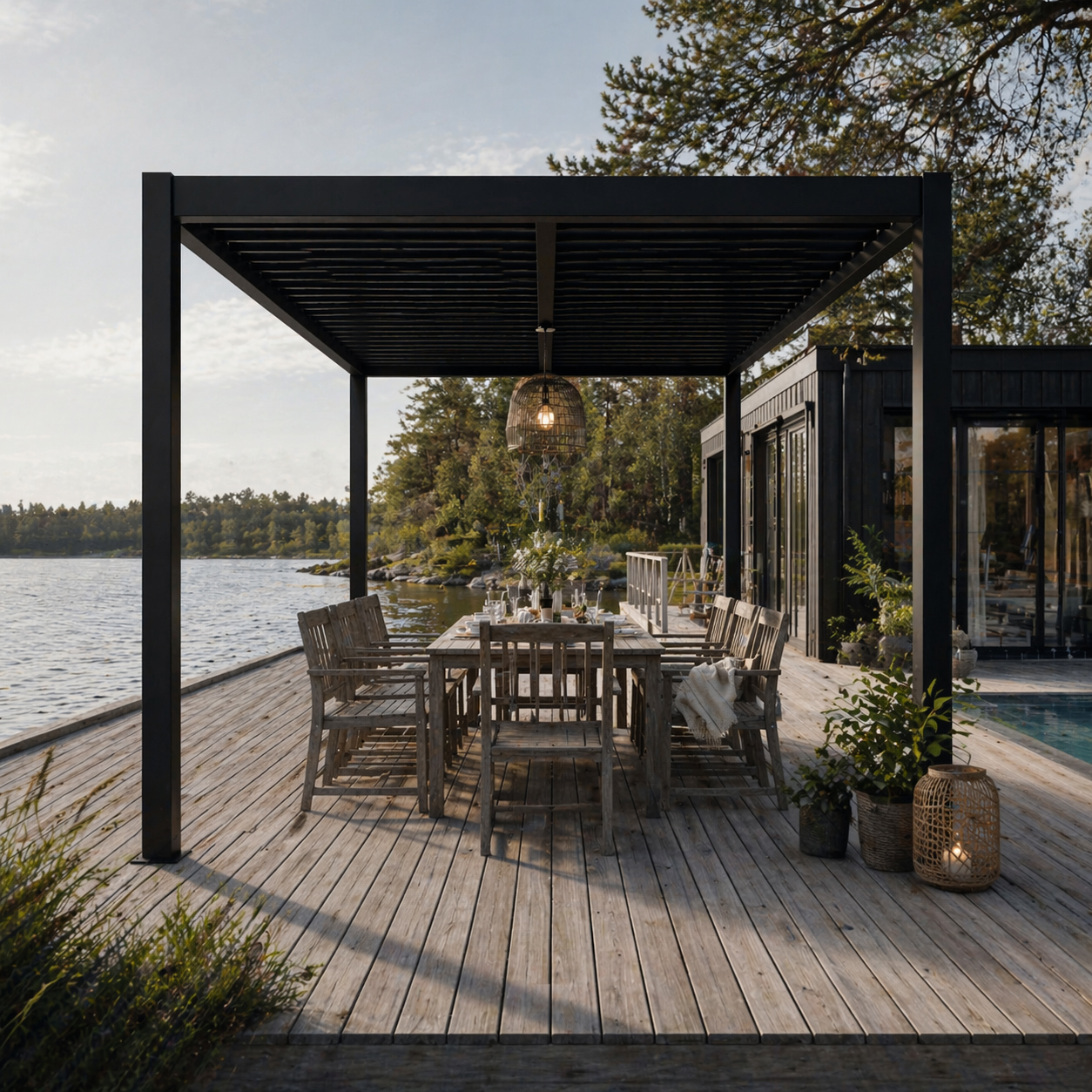 Pergola Jabo Tylösand 3x4 m Lamelltak
