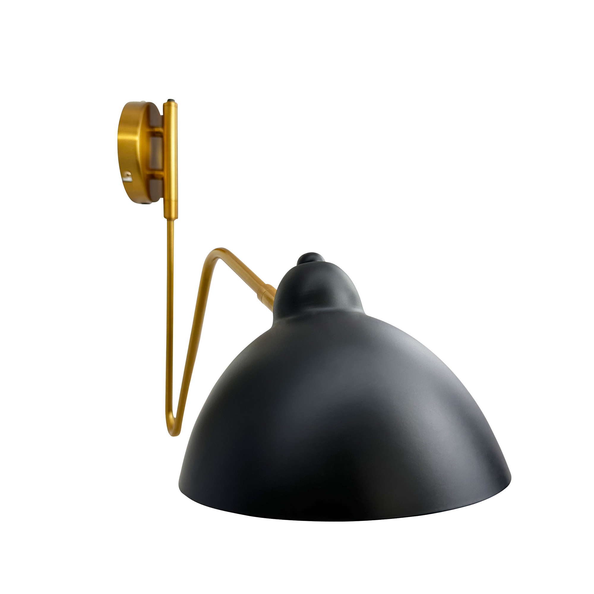 Vägglampa Dyberg Larsen Futura med Böjd Arm
