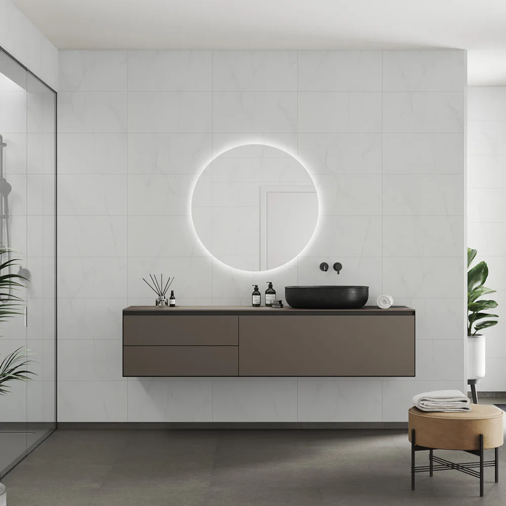 Våtrumsskiva Fibo 2487-TM6030 S Bianco Marble 10x620x2720 mm
