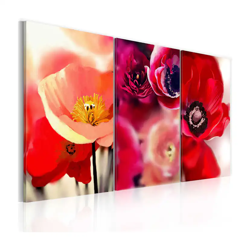 Tavla Arkiio Vallmo Tre Perspektiv