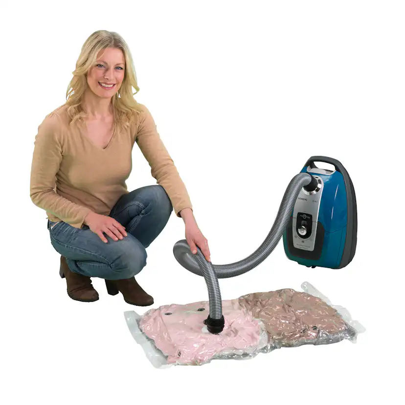 Vakuumpåse WENKO Vakuum Platsbesparande Klädförvaring 90x55 cm 2-pack