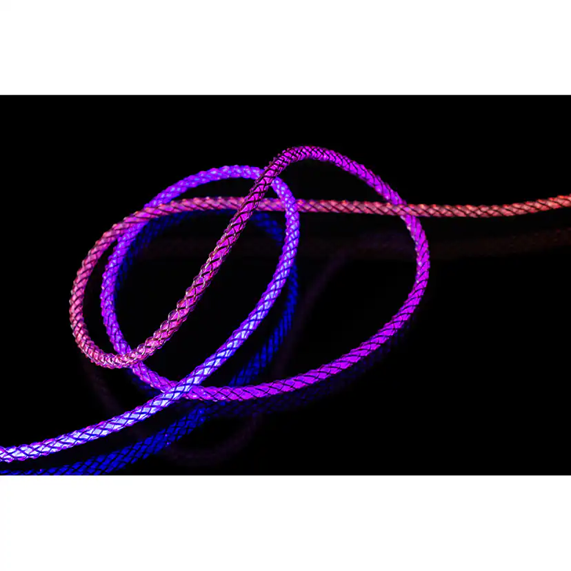 Kabel Fixed RGB LED 60W USB-C/C Fibre Cable 1.2m Multicolor