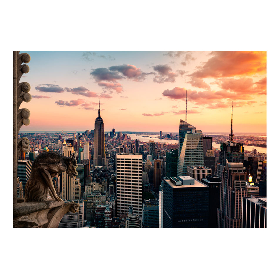 New York: The skyscrapers and sunset 250x175 Storlek: 250x175 cm