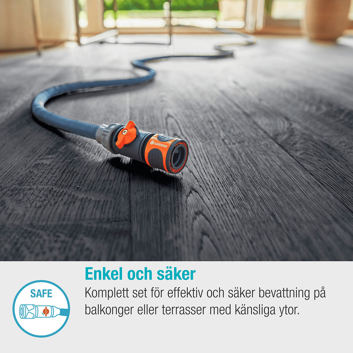 Textilslang Gardena Liano Xtreme 10 m Set