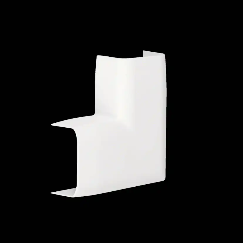 L-Vinkel till Minikanal Hager ATA/ATH Halogenfri Vit RAL 9016