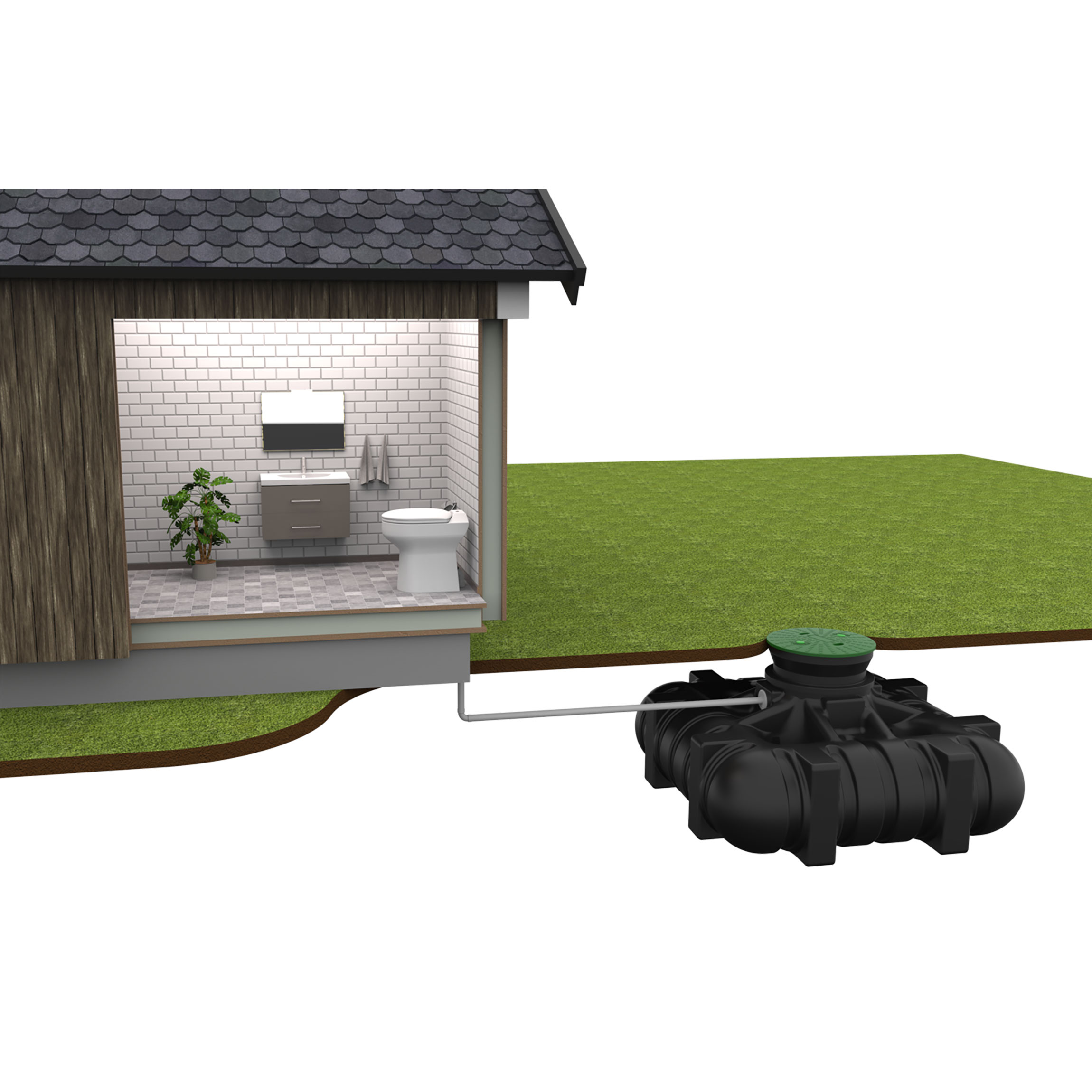 Vakuumtoalett Wostman EcoVac Base