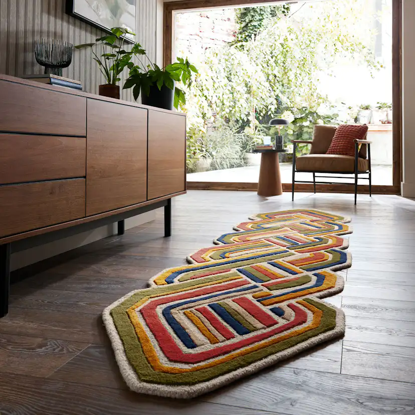 Gångmatta Flair Rugs Lattice Shaped Wool