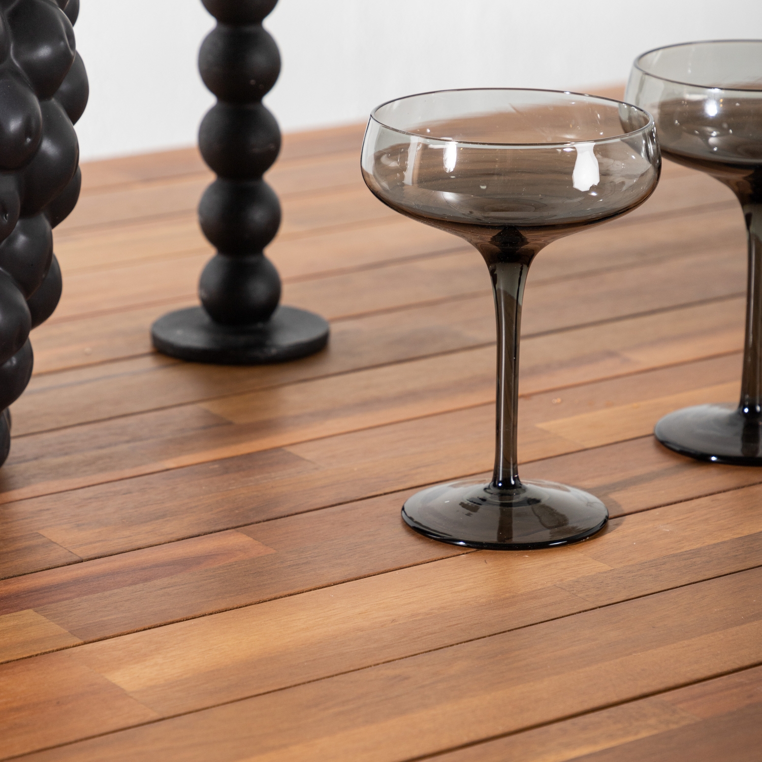 Bois Dining table 200*100cm  - Black Legs / Acacia Akacia/Svart