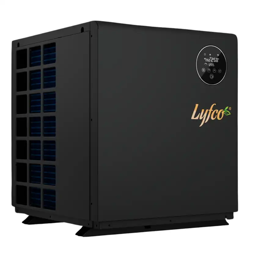Poolvärmepump Lyfco Vertikal Inverter 10kW Med WiFi-Styrning