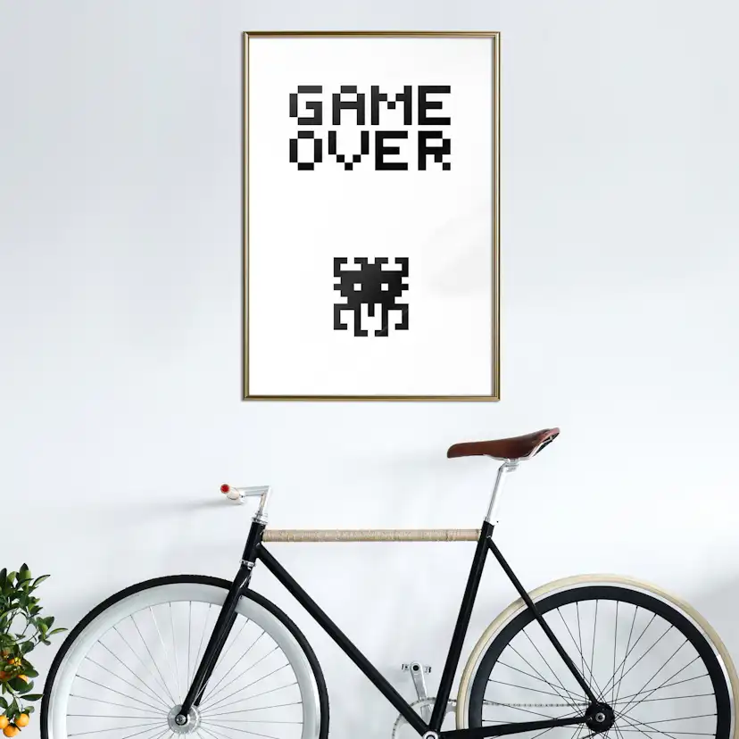 Poster Artgeist Affisch Game Over