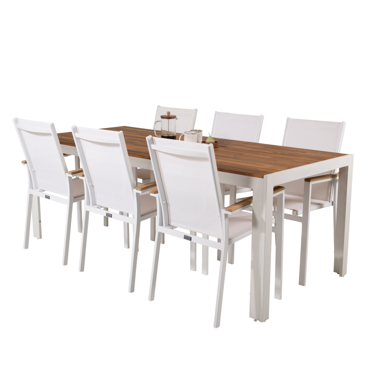 Matgrupp Venture Home Berfin med 6 Thea Matstolar