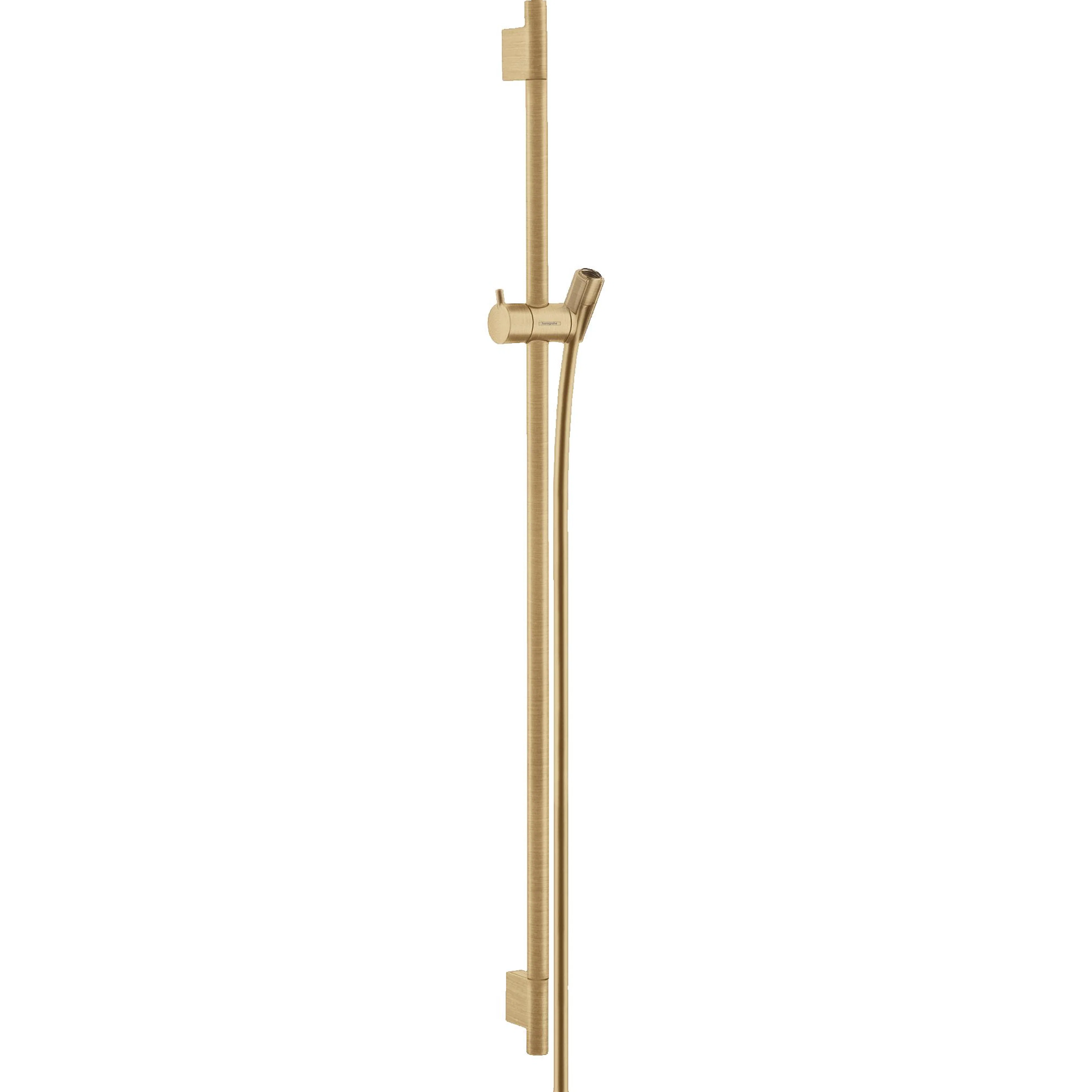 Unica Duschstång S Puro 90 cm med duschslang Borstad Brons, H: 1008 mm