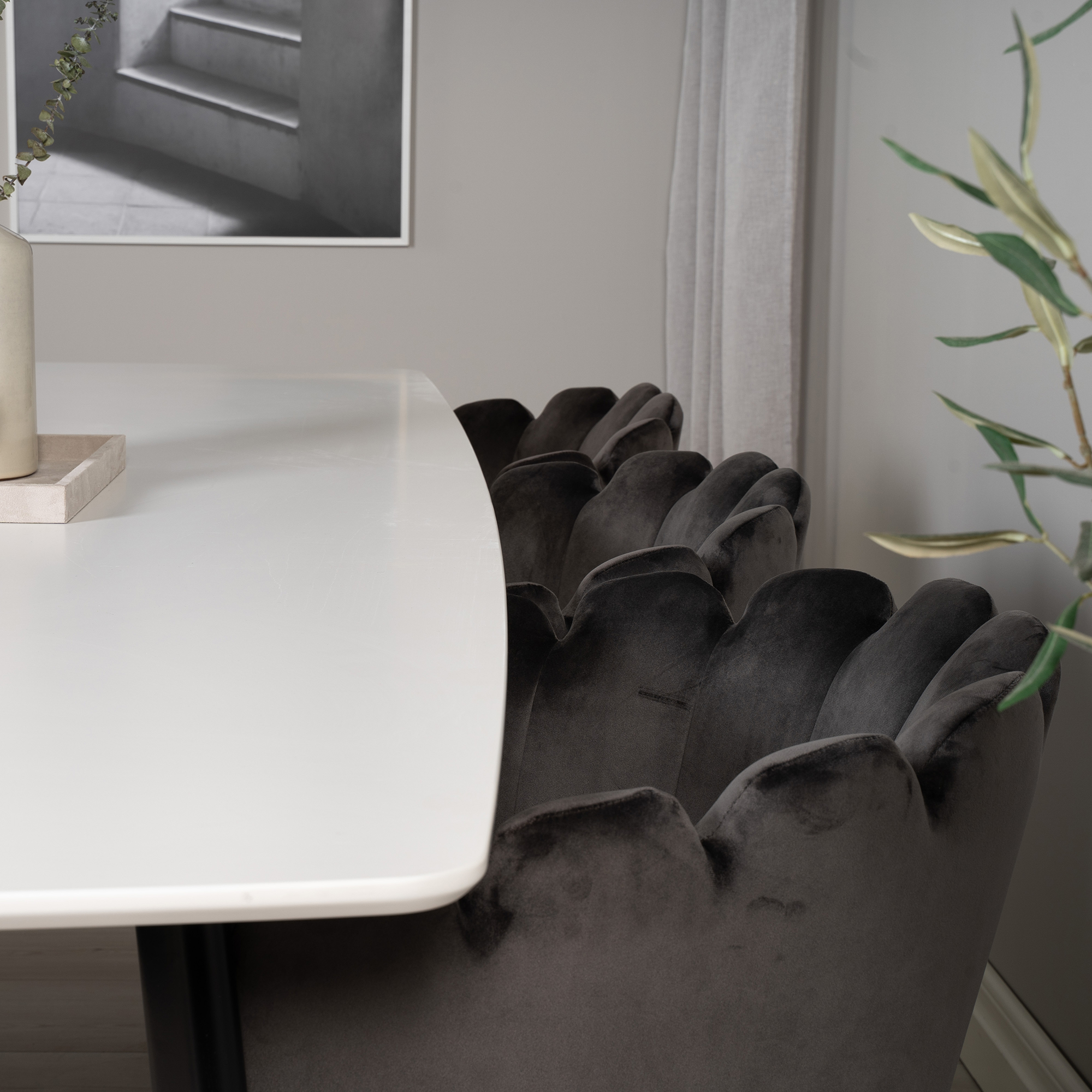 Matgrupp furniture/fashion Poker med 6 Limhamn Stolar