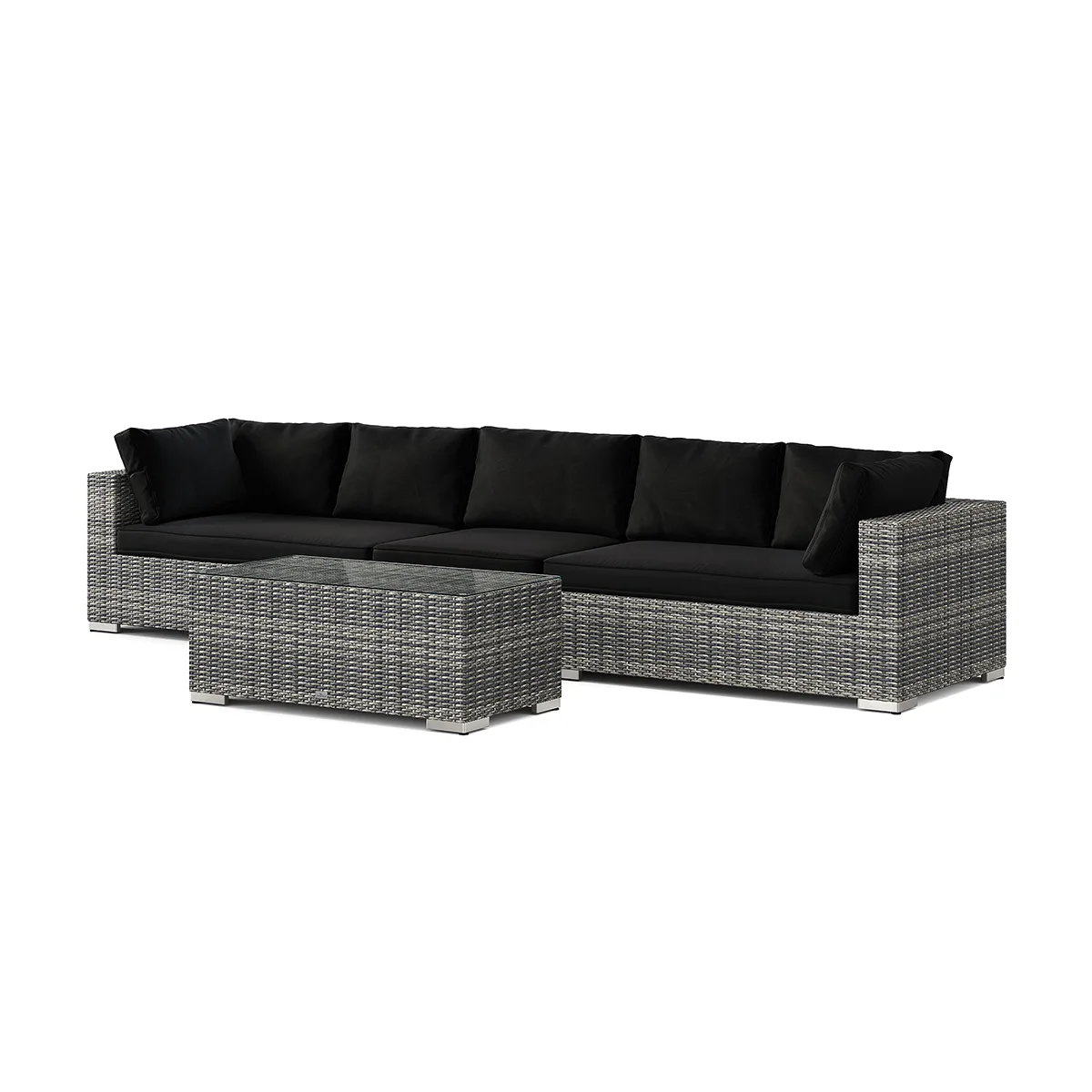 Loungegrupp Comfort Garden Bahamas utesoffa 5-sits med bord