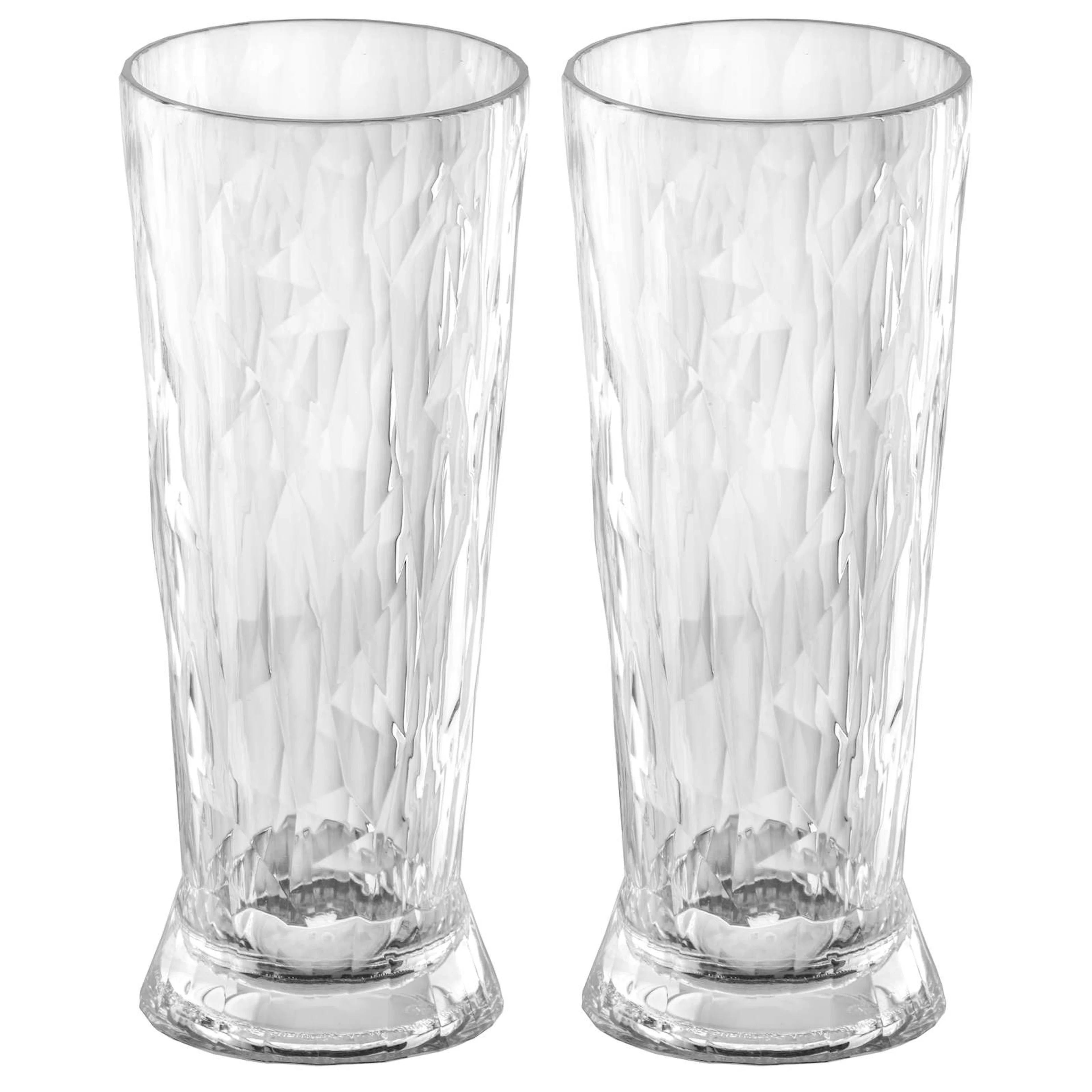 Ölglas Koziol Club No. 10 300 ml Crystal Clear 2-pack