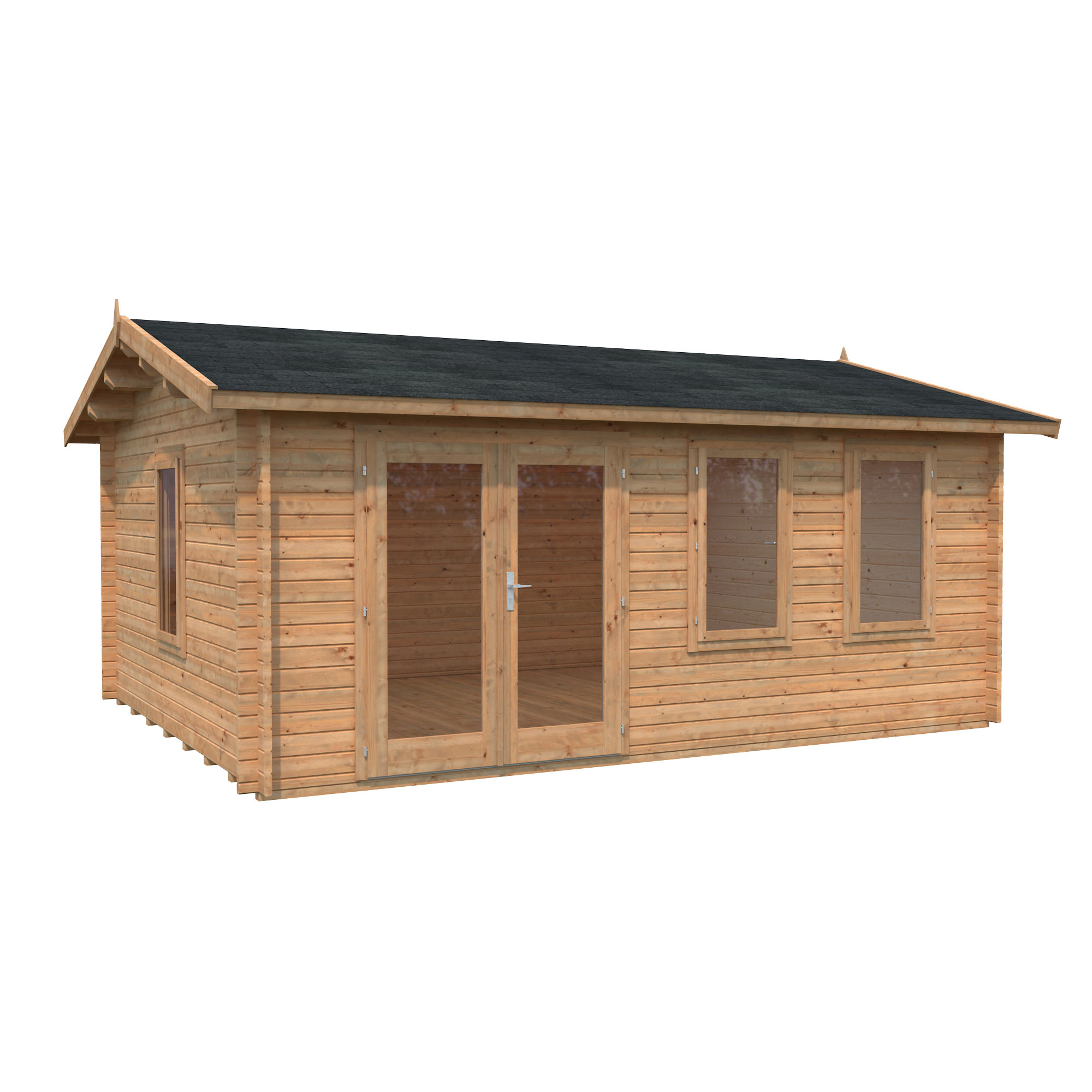 Iris 19,1 m2 Brun dippad
